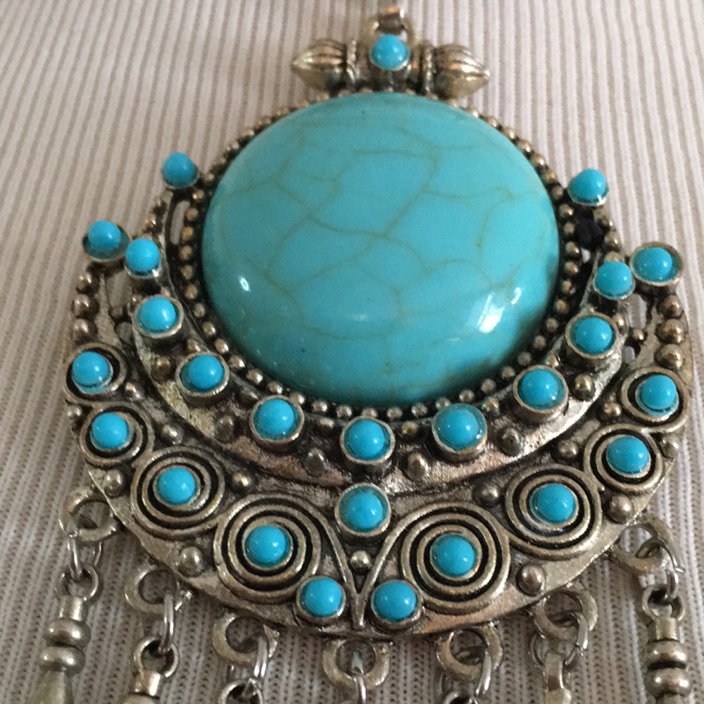 Native American Styled Turquoise Statement Piece … - image 6